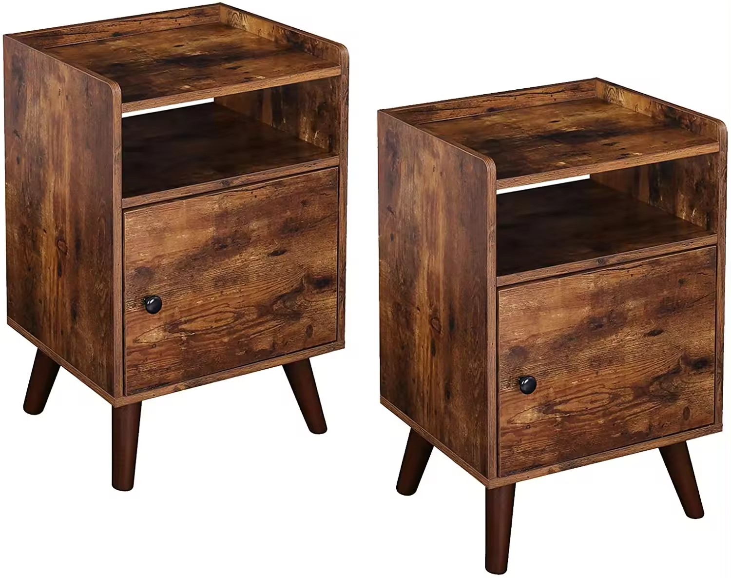 Hot Wooden Bedside Table Bedside Cabinet Modern Simple Storage Night Stand