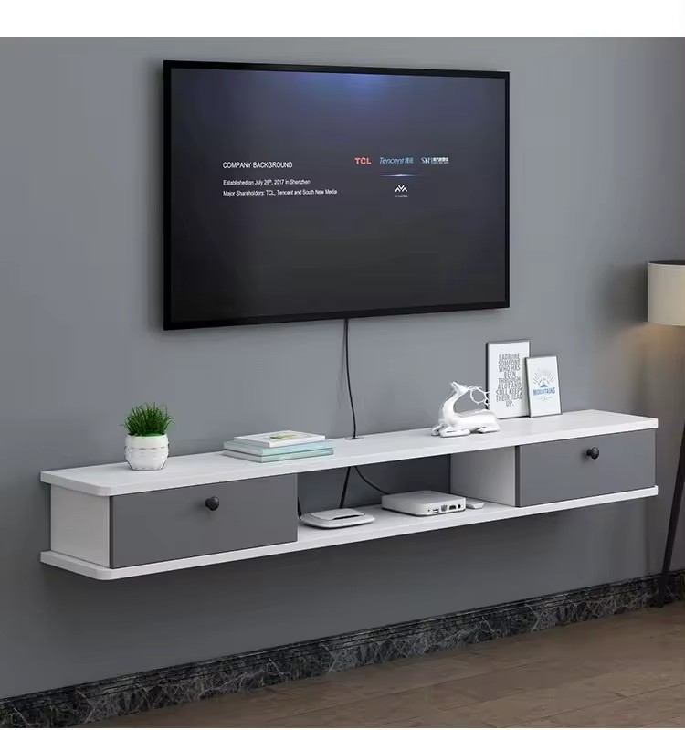 Modern Wall-mounted Tv Stand Living Room Background Wall Hanging Bedroom Storage Cabinet