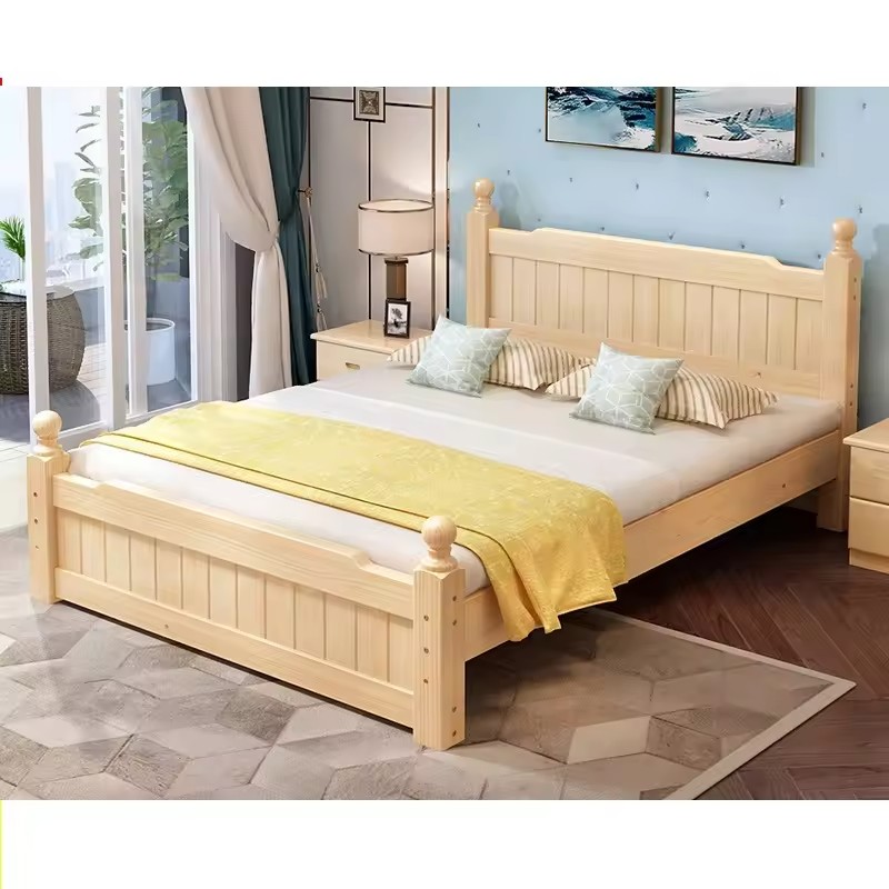 High Quality Kid Bedroom Furniture Sample Style Yellow Bed Using