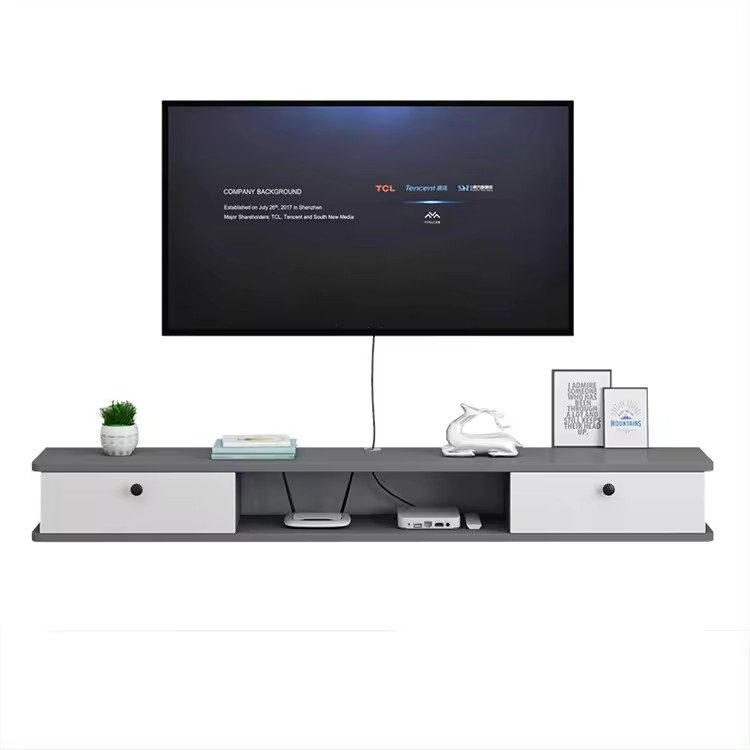 Modern Wall-mounted Tv Stand Living Room Background Wall Hanging Bedroom Storage Cabinet