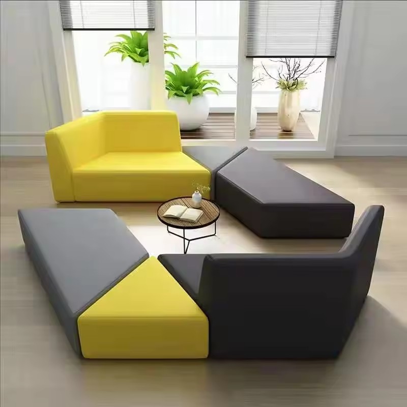 Sofa Nordic Style Office Sofa Simple Reception Leisure Creative Fashion Shopping Mall With Special Shaped Sofa