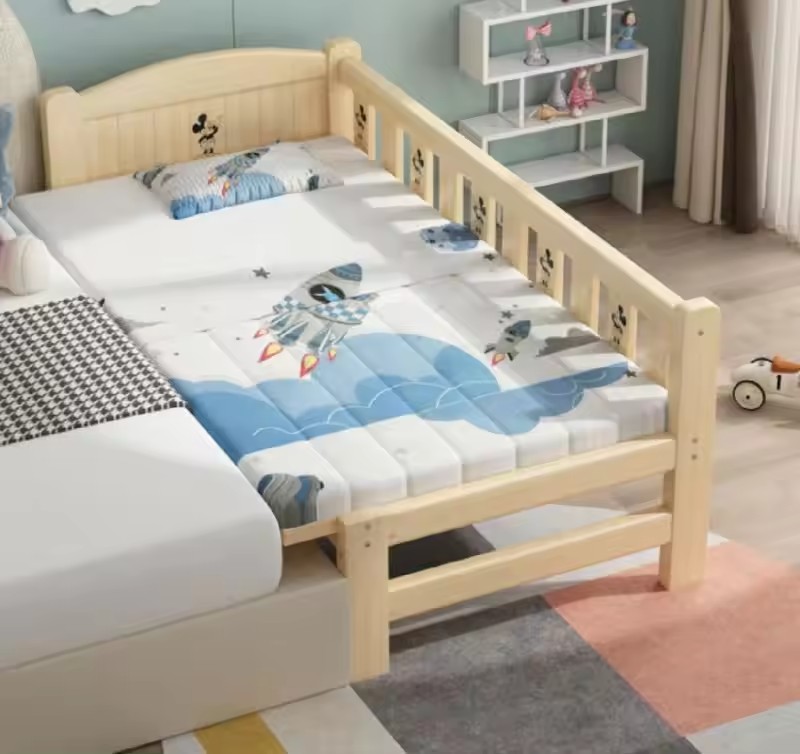 Solid Wood Environmental Protection Children’s Bed Boy Single Bed Girl Princess Bed