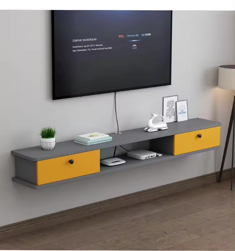 Modern Wall-mounted Tv Stand Living Room Background Wall Hanging Bedroom Storage Cabinet