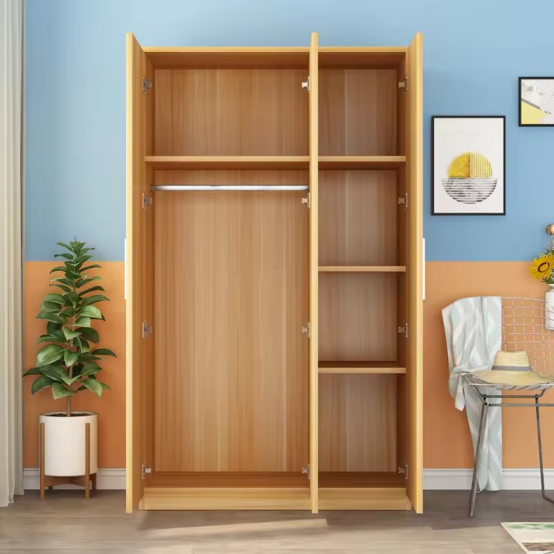 Wooden Wardrobe Cabinet Clothes Closet Drawer Bedroom Organizer Big Closet