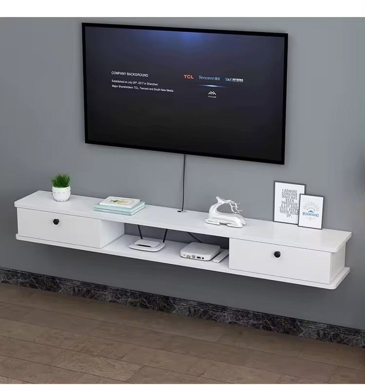 Modern Wall-mounted Tv Stand Living Room Background Wall Hanging Bedroom Storage Cabinet