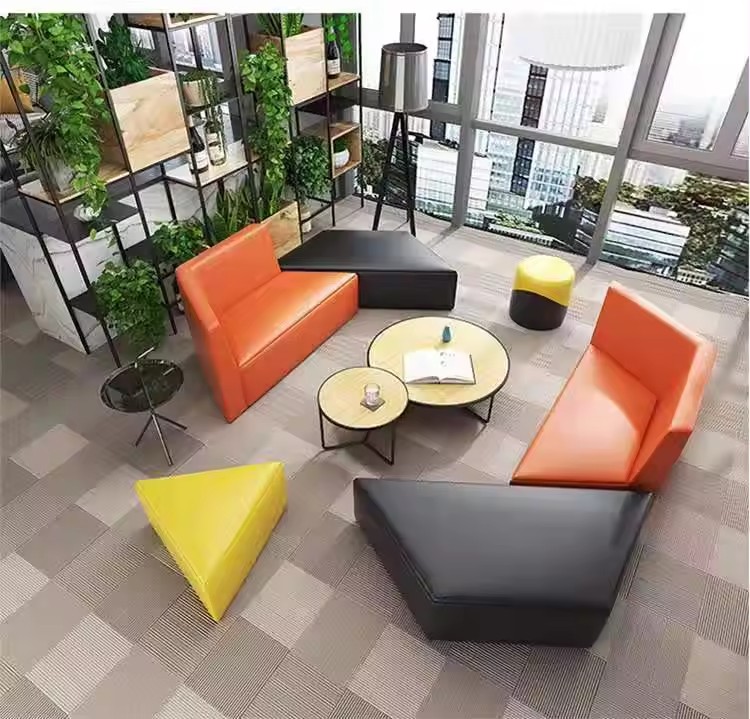 Sofa Nordic Style Office Sofa Simple Reception Leisure Creative Fashion Shopping Mall With Special Shaped Sofa