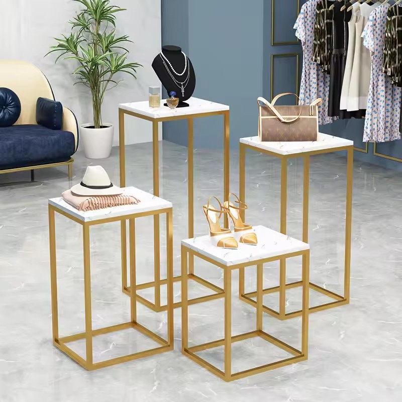 Fashion Iron Multi-layer Floor-standing Flower Shelf Shoe Store Display Racks