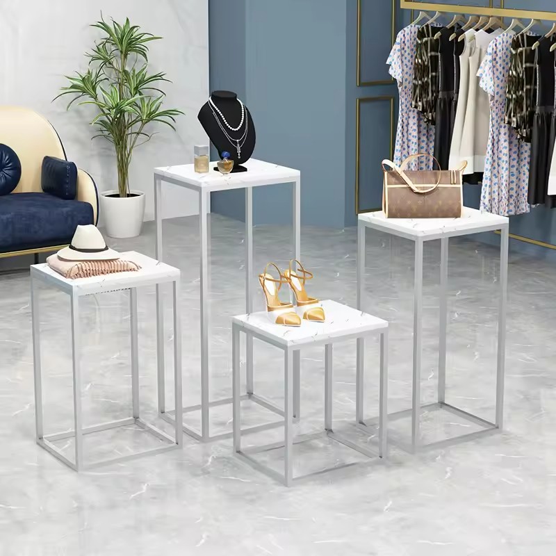 Fashion Iron Multi-layer Floor-standing Flower Shelf Shoe Store Display Racks