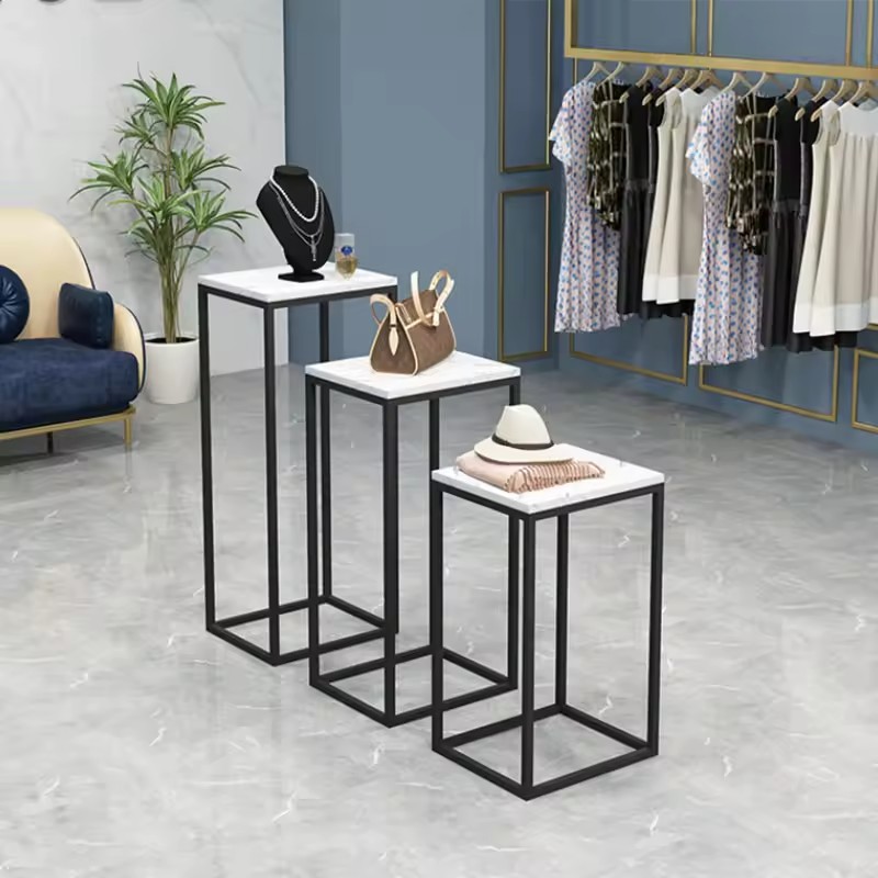 Fashion Iron Multi-layer Floor-standing Flower Shelf Shoe Store Display Racks